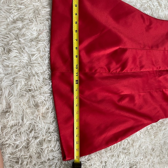 Red Strapless Dress - Picture 5 of 7